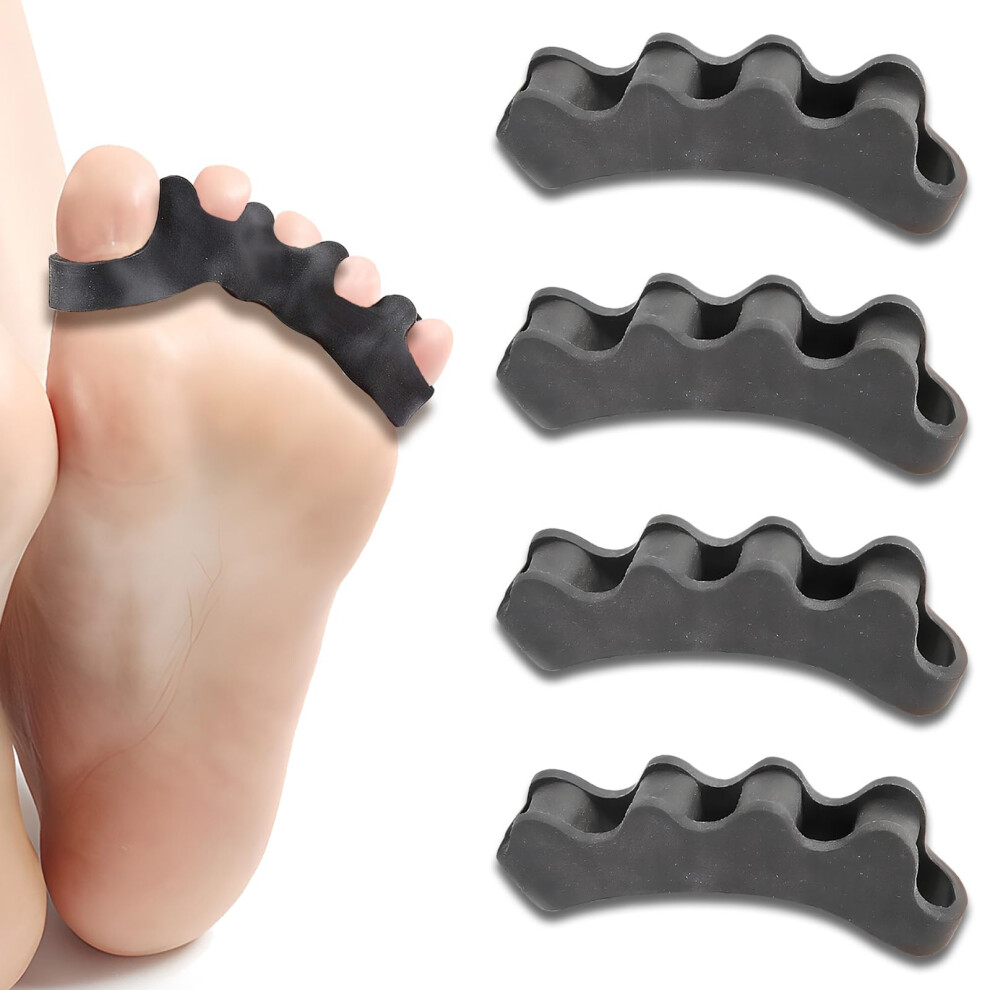 Toe Separators and Bunion Corrector for Foot Alignment Relief â Silicone Toe Spacer for Athletes