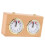 Schachuhr Analog Retro Kiefernholz Timer 16