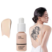 Waterproof Tattoo Cover Up Makeup Full Coverage Concealer for Scars Dark Spots Porcelain#01 2PCS
