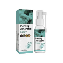 Piercing Aftercare Spray for Ears Nose Tongue Navel, Healing Support Fine Mist, 4pcs 30ml