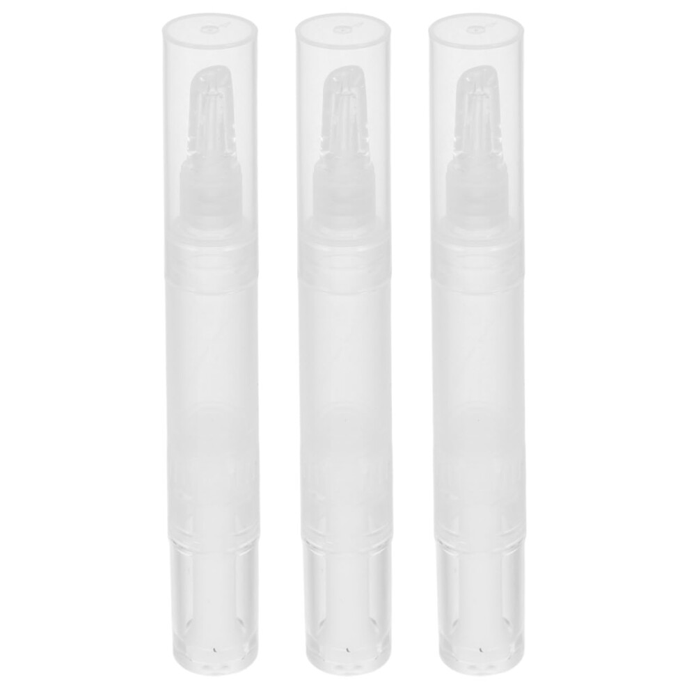 3PCS 5ml Refillable Twist Pen with Leakproof Vacuum Seal for Nail Oil, Lip Gloss and Foundation