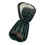 Travel Makeup Brush Set with Mirror, Compact Shell Design, 5 Soft Synthetic Brushes, Blue 4