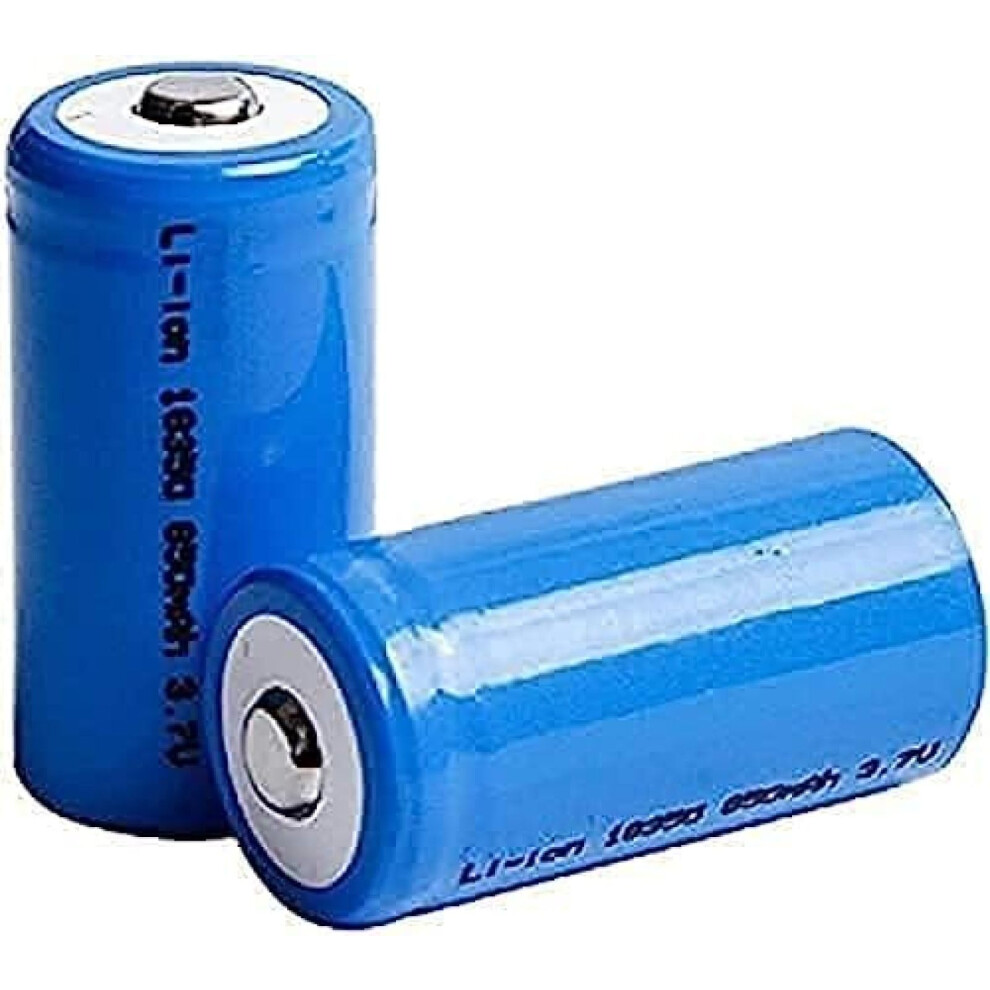 18350 Rechargeable Battery 3.7V Liion 850Mah Button With Advanced Safety Protection 2Pcs 9092120555417