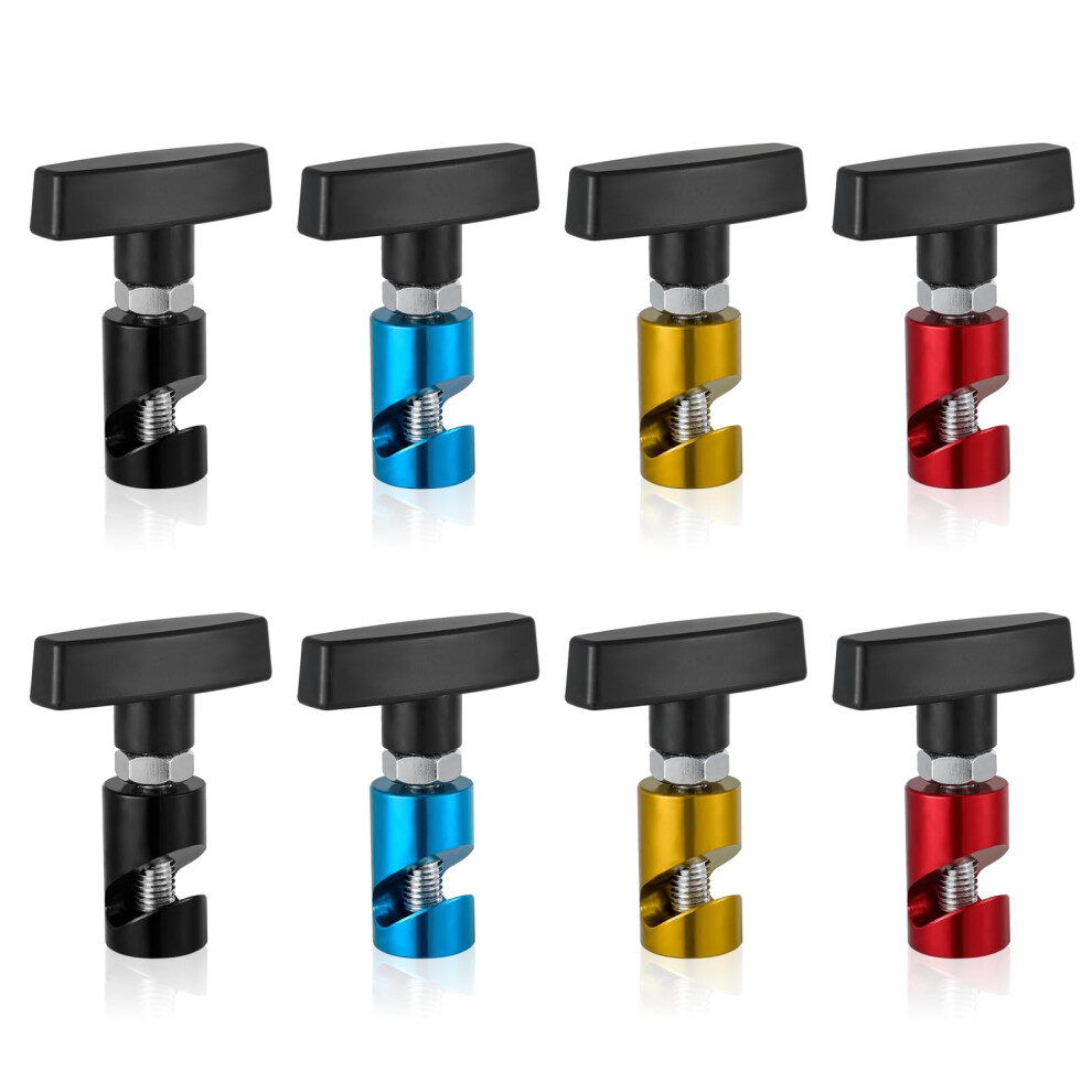 8Pcs Universal Hood Strut Clamp Set, Car Hood Support Clip For Lift Rod Holder, Multicolor 9092120555523