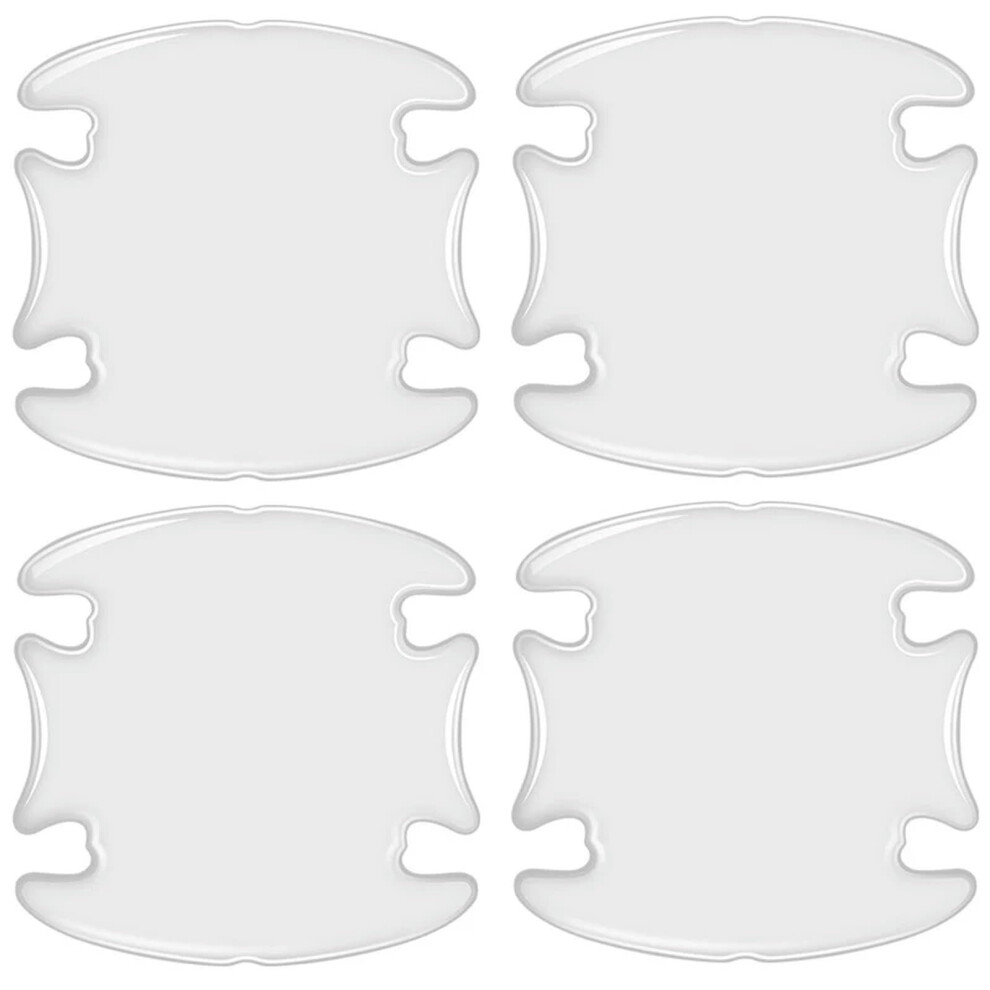 Car Door Handle Protector Transparent Antiscratch Film Invisible Clear Bowl Stickers 4Pcs 9169991714264