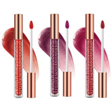 Hyaluronic Acid Lip Gloss Set with Deep Hydration, Plumping Effect, NonSticky Long Lasting Shine, 8 Colors