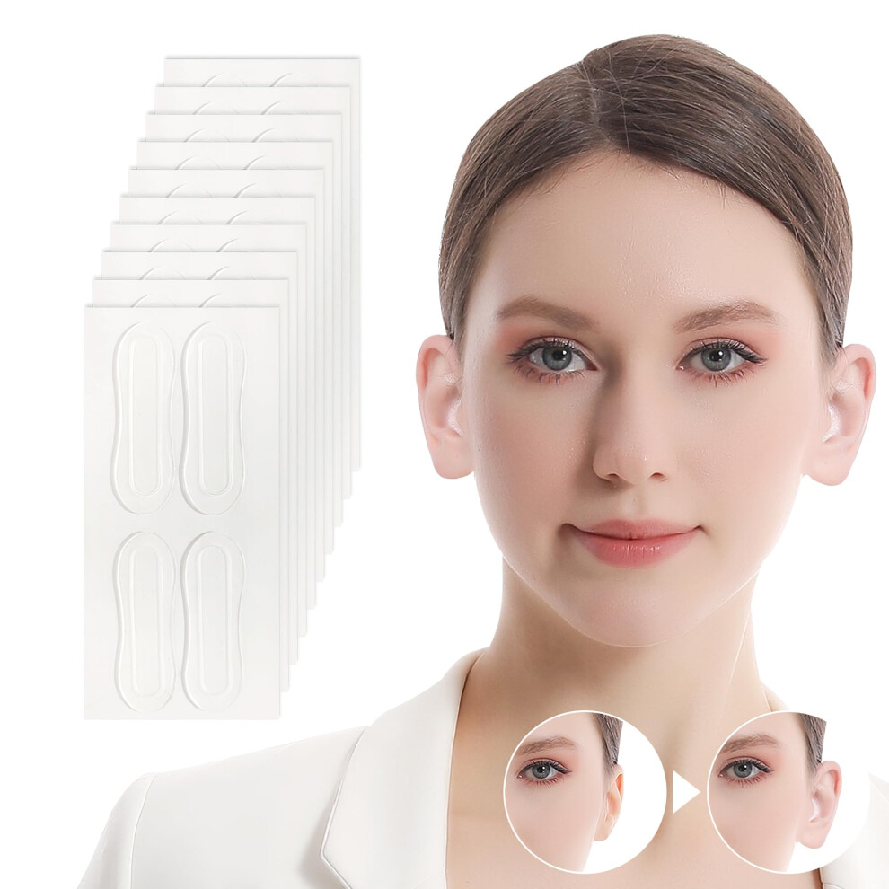 Invisible Ear Lift Stickers 40pcs Silicone Ear Support Patches for Droopy Ears and Facial Contour
