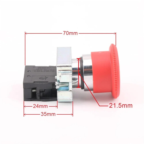 Elevator Emergency Stop Switch NC Contact Red Button for Immediate Shutdown and Easy Control 1