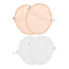 Underarm Sweat Pads 2 Pairs Reusable Breathable Honeycomb Mesh QuickDry Armpit Pads for Women