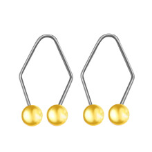Pack of 2 Smile Trainer Dimple Maker, Stainless Steel Cheek Muscle Exerciser for Women and Girls