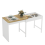 ELECWISH Extendable Dining Table 80-160cm Desk with Storage 1