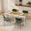 ELECWISH Extendable Dining Table 80-160cm Desk with Storage 3