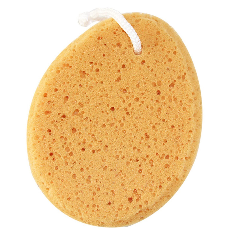 Natural Loofah Bath Sponge with Seaweed for Deep Exfoliation and Rich Lather Skin Cleansing