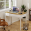 ELECWISH Extendable Dining Table 80-160cm Desk with Storage 12