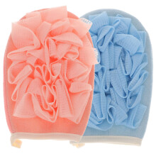 Exfoliating Shower Gloves 2pcs DualSided Body Scrubber Mitts for Deep Clean Dead Skin Removal