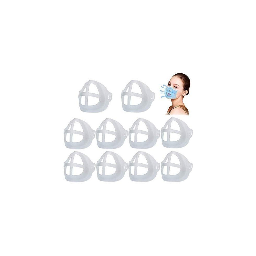 20Pcs 3D Mask Bracket Breathable Space Design Reusable Support Frame For Makeup Protection 9174973635130