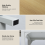 ELECWISH Extendable Dining Table 80-160cm Desk with Storage 9