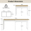 ELECWISH Extendable Dining Table 80-160cm Desk with Storage 8