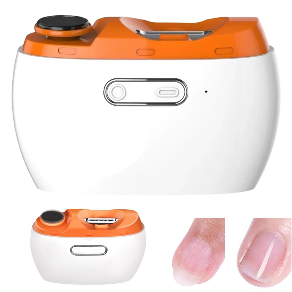 Electric Nail Clipper with Safe Hidden Blade, USB Rechargeable Automatic Nail Trimmer for All Ages