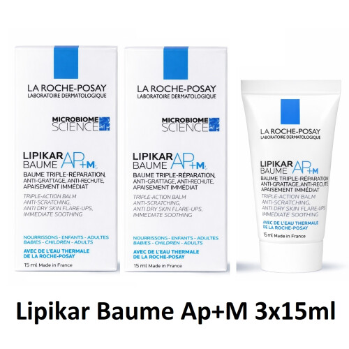 La Roche-Posay La Roche-Posay Lipikar Baume AP+M 3x15ml