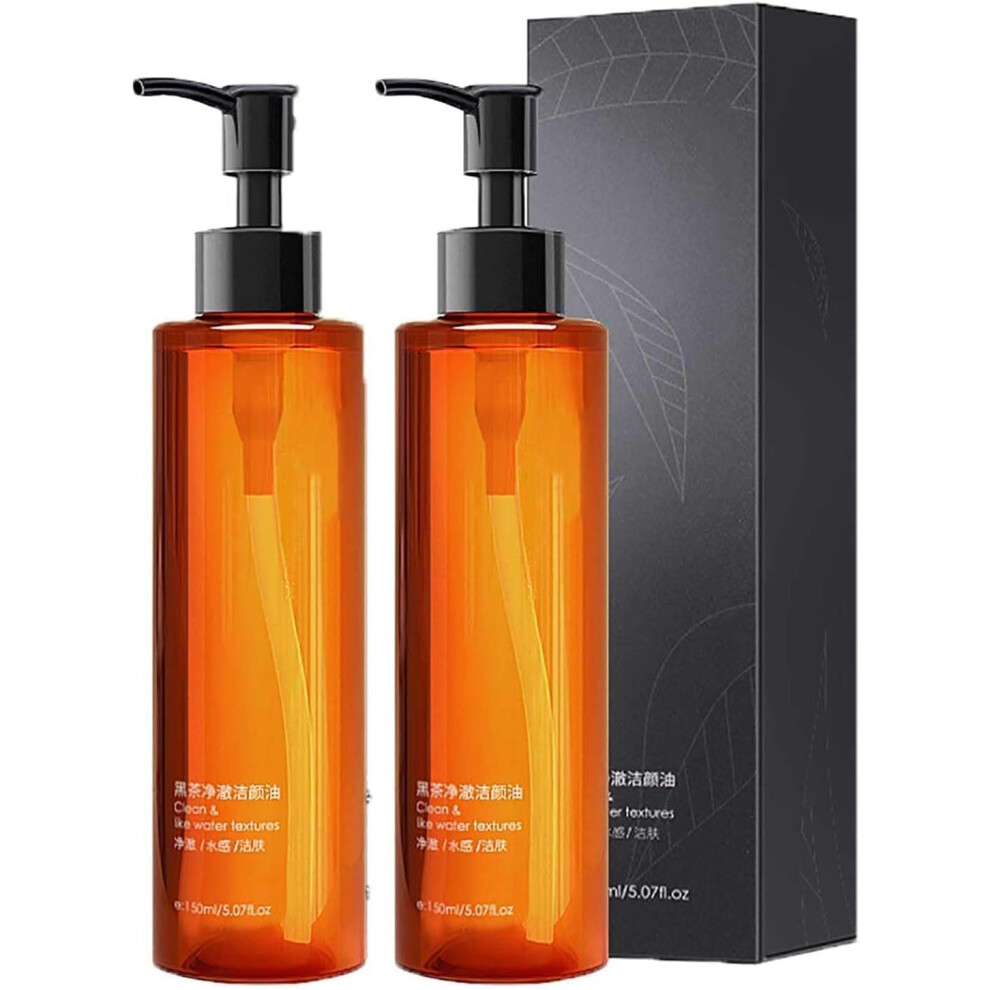 Black Tea Makeup Remover Oil With Soothing Nongreasy Finish For Deep Facial Cleansing