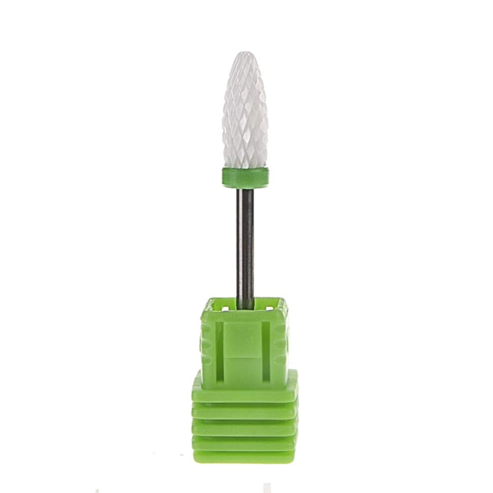 Ceramic Nail Drill Bit Coarse Grit for Acrylic and Gel Nails, Fast Removal, Low Heat, Durable