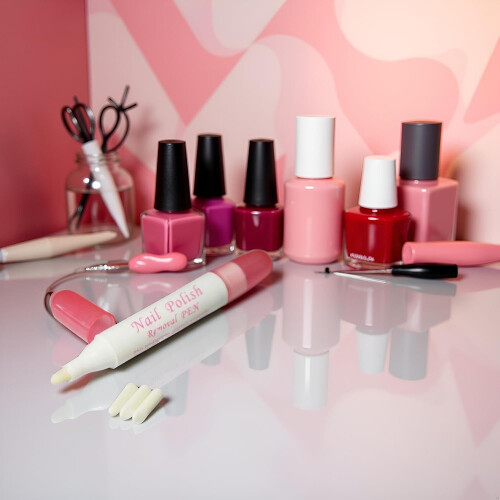 Nail Polish Corrector Pen with 3 Replacement Tips for Precision Manicure and Clean Edges 2