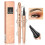 Waterproof Microblading Eyebrow Pencil 4Tip LongLasting SmudgeProof Brow Pen Light Brown 1