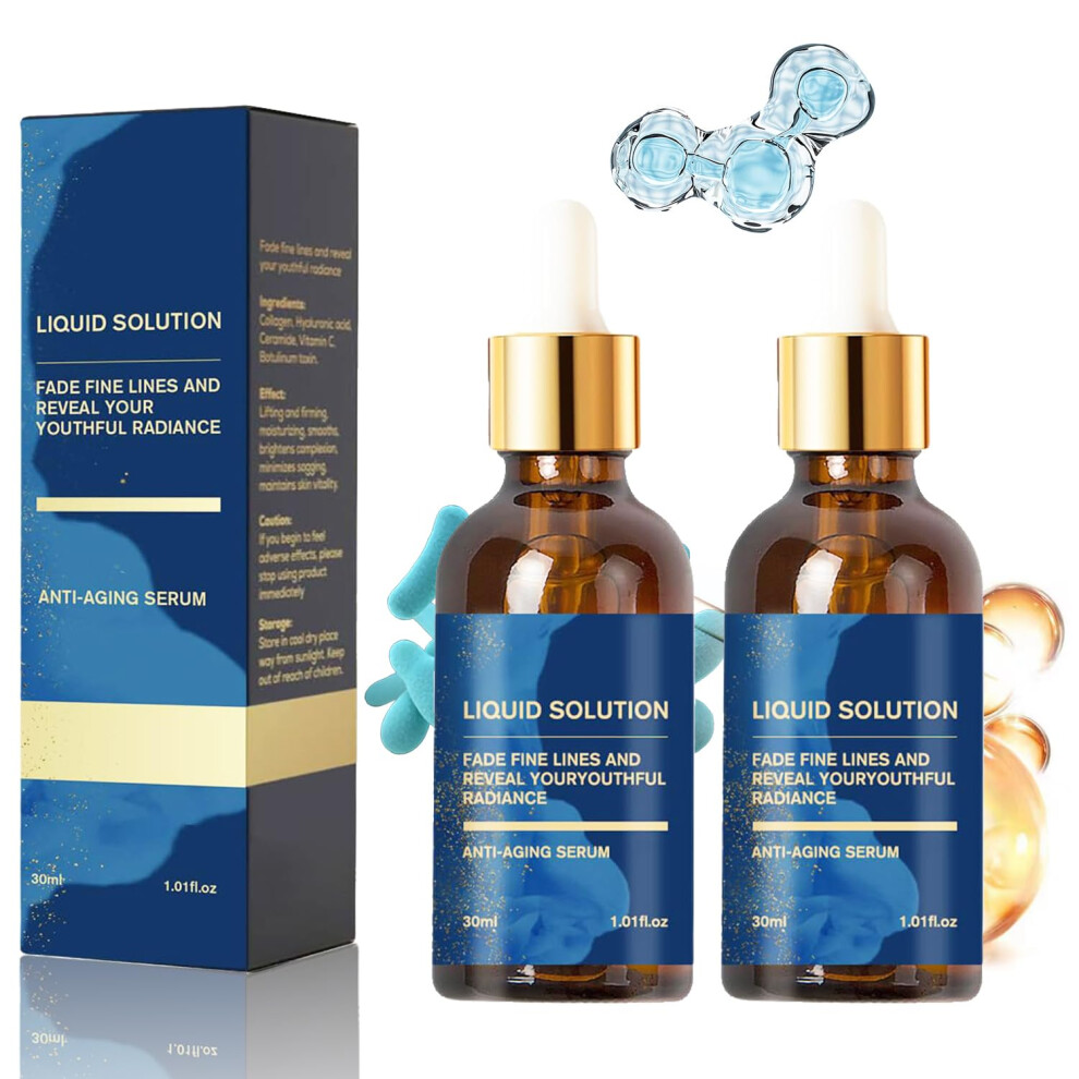 Facial Serum Anti Aging for Women with Collagen Boosting and Wrinkle Reduction Skin Care