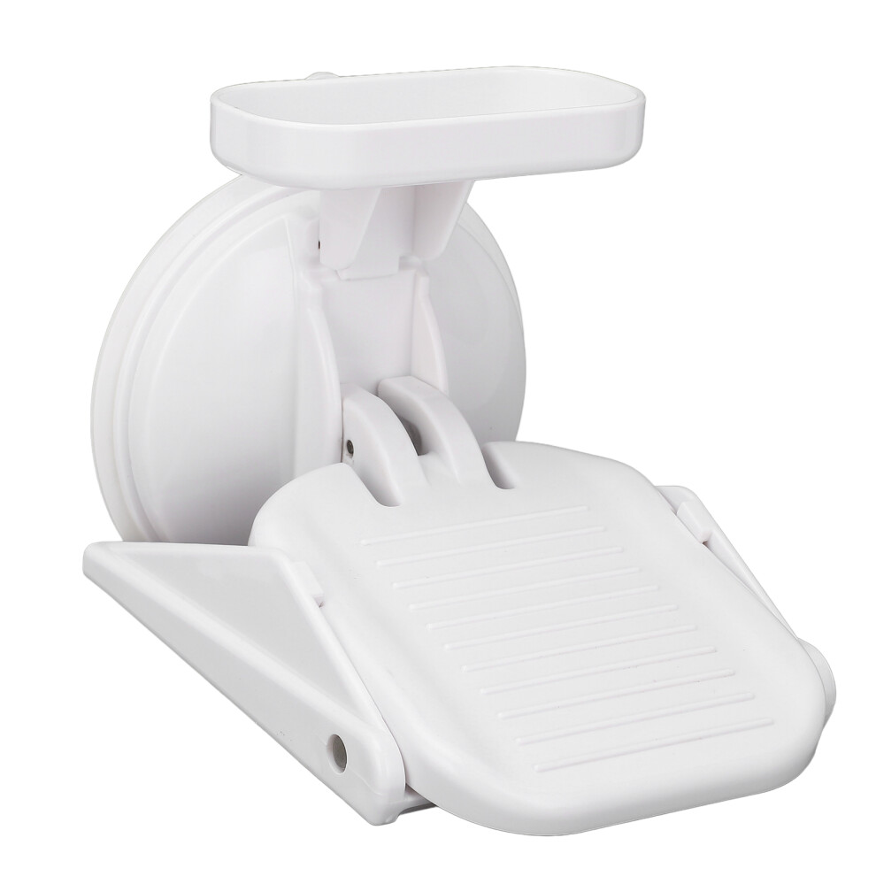 Shower Foot Rest with Storage Shelf, 160x116mm, ABS & Silicone