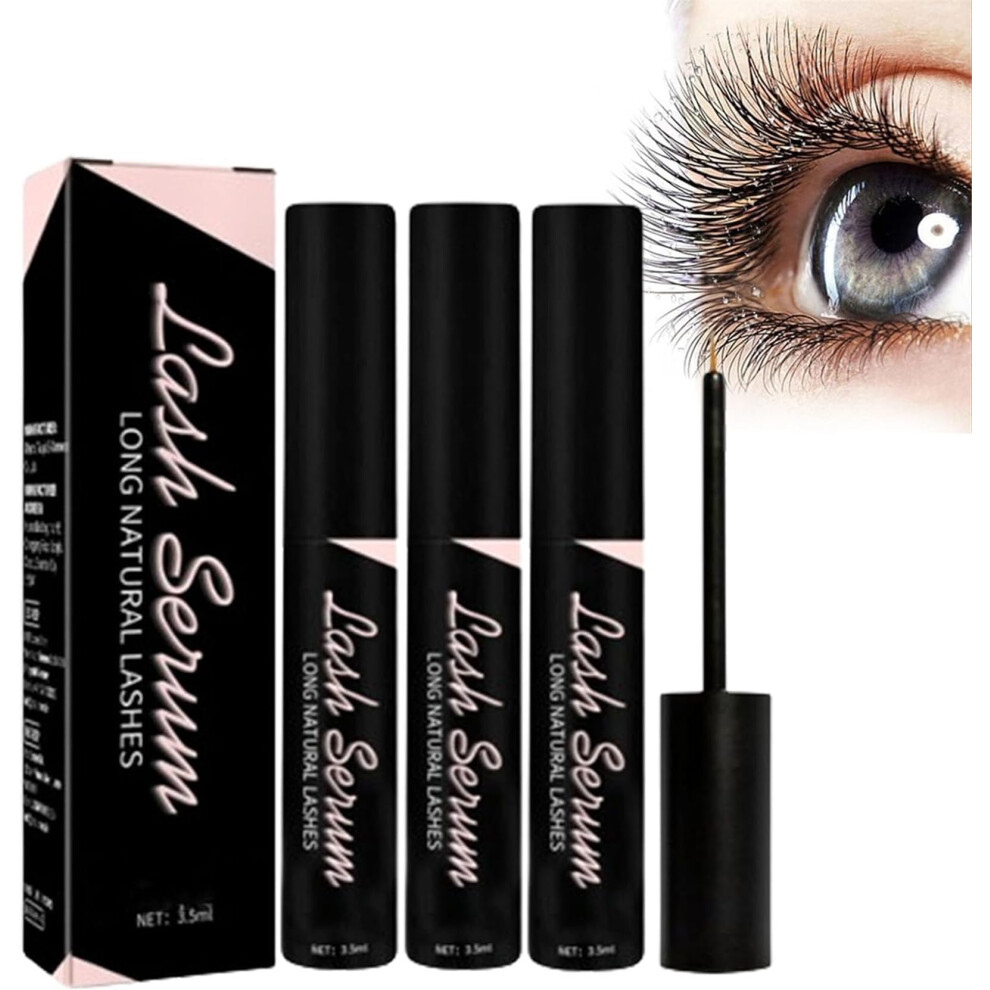 Eyelash Growth Serum Pack of 3 for Longer Fuller Lashes with Nourishing PlantBased Formula
