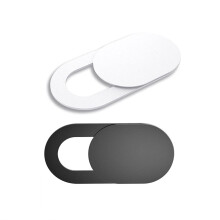 Webcam Cover 10 Pack Sliding Camera Privacy Protector for Laptop and Smartphone Black and White
