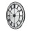 Charles Bentley Charles Bentley Windermere Mirrored Skeleton Wall Clock, Black, 90x90x5cm 9