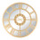 Charles Bentley Charles Bentley Coniston Mirrored Skeleton Wall Clock, Bronze 80x80x5cm 4