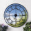 Charles Bentley Charles Bentley Windermere Mirrored Skeleton Wall Clock, Black, 90x90x5cm 4