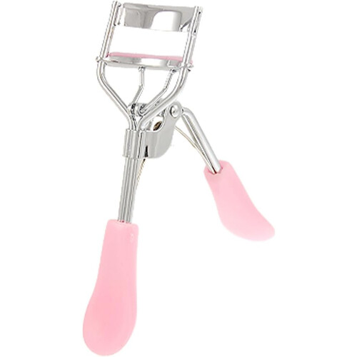 Pink Eyelash Curler with Rubber Pad for Lasting Curl Effect and Comfortable Grip 2