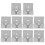 Mirror Mounting Clips 20pcs Frameless Bathroom Mirror Hanging Kit with Secure Wall Mounting 1
