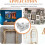Mirror Mounting Clips 20pcs Frameless Bathroom Mirror Hanging Kit with Secure Wall Mounting 2