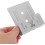Mirror Mounting Clips 20pcs Frameless Bathroom Mirror Hanging Kit with Secure Wall Mounting 3