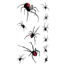 Halloween Temporary Tattoos 3D Horror Waterproof EcoFriendly 6 Pack for Realistic Costume