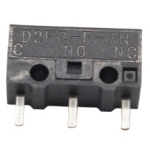 D2FCF7N 3Pin Mouse Micro Switch 5 Pack,  Durability Gaming Replacement with Precise Feedback