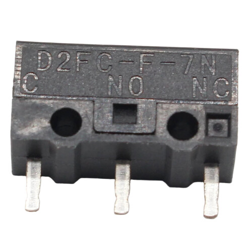 D2FCF7N 3Pin Mouse Micro Switch 5 Pack,  Durability Gaming Replacement with Precise Feedback