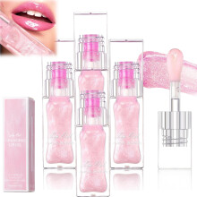 Color Changing Lip Oil Set with Moisturizing Gloss, LongLasting Waterproof Tint, 4Piece
