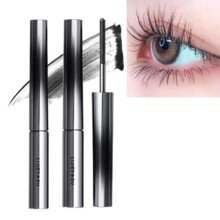 Waterproof Long Lasting Mascara with Dual Color Black and Brown and Precision Slim Brush 2Pcs
