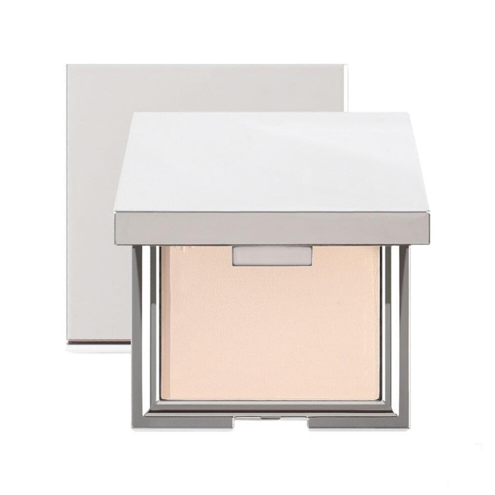 Face Powder Matte Foundation Waterproof Oil Control with Mirror Flawless Coverage 02 Bright Tone
