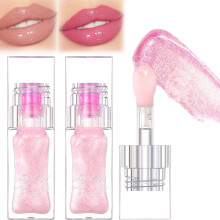 Color Changing Lip Oil 2pcs with Custom Temperature Color Change and Long Lasting Hydration
