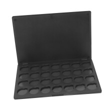 4pcs Large Empty Magnetic Makeup Palette Set with Layout and Secure Lid Closure