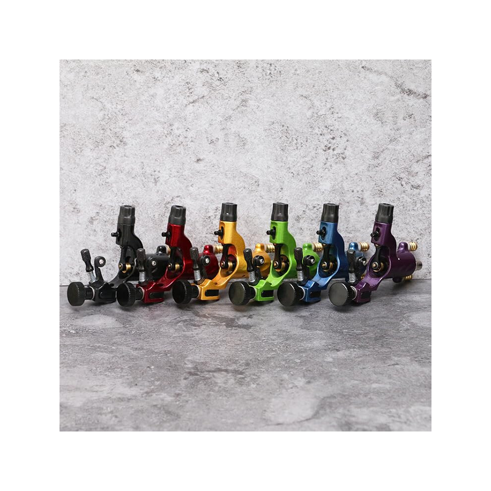 Professional Rotary Tattoo Machine for Lining and Shading, 2 in 1 with RCA and Clip Cord