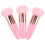 Makeup Sponge with Handle Aluminum Ergonomic Soft Mushroom Head Foundation Blending Applicator 3PCS 1
