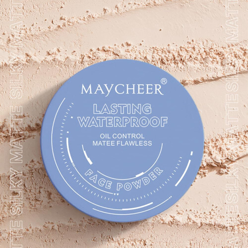 Pressed Face Powder, Full Coverage Oil Control Compact for Long Lasting Matte Finish JG02 2